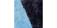 50 x 56 '' Blue and black Sleigh Blanket